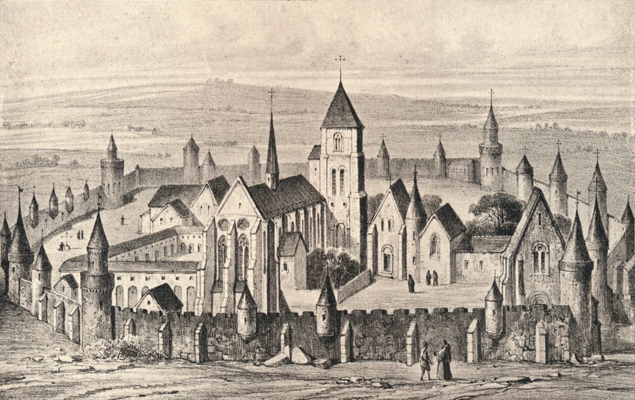 St Martin-des-Champsin luostari, 1915 tekijältä Unbekannt
