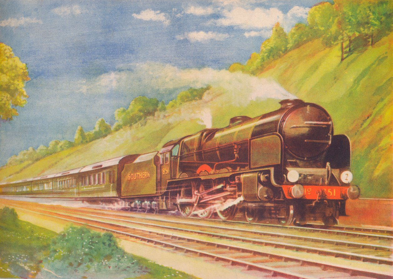 The Ace Atlantic Coast Express, S.R., Weybridge Cuttingissa, 1940 tekijältä Unbekannt