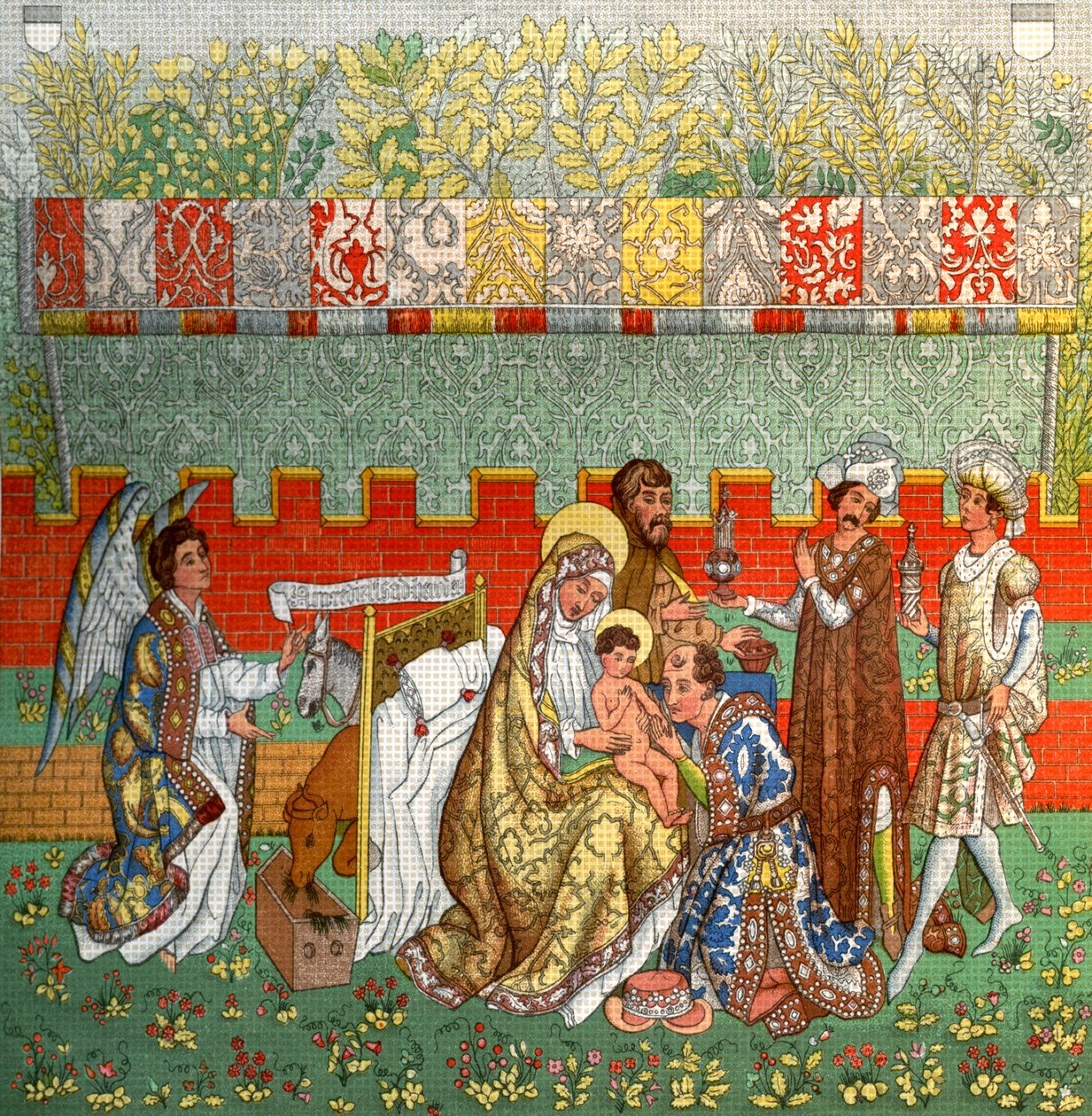 The Adoration of the Magi, Bernin kuvakudos, 1300-luku, 1870 tekijältä Unbekannt