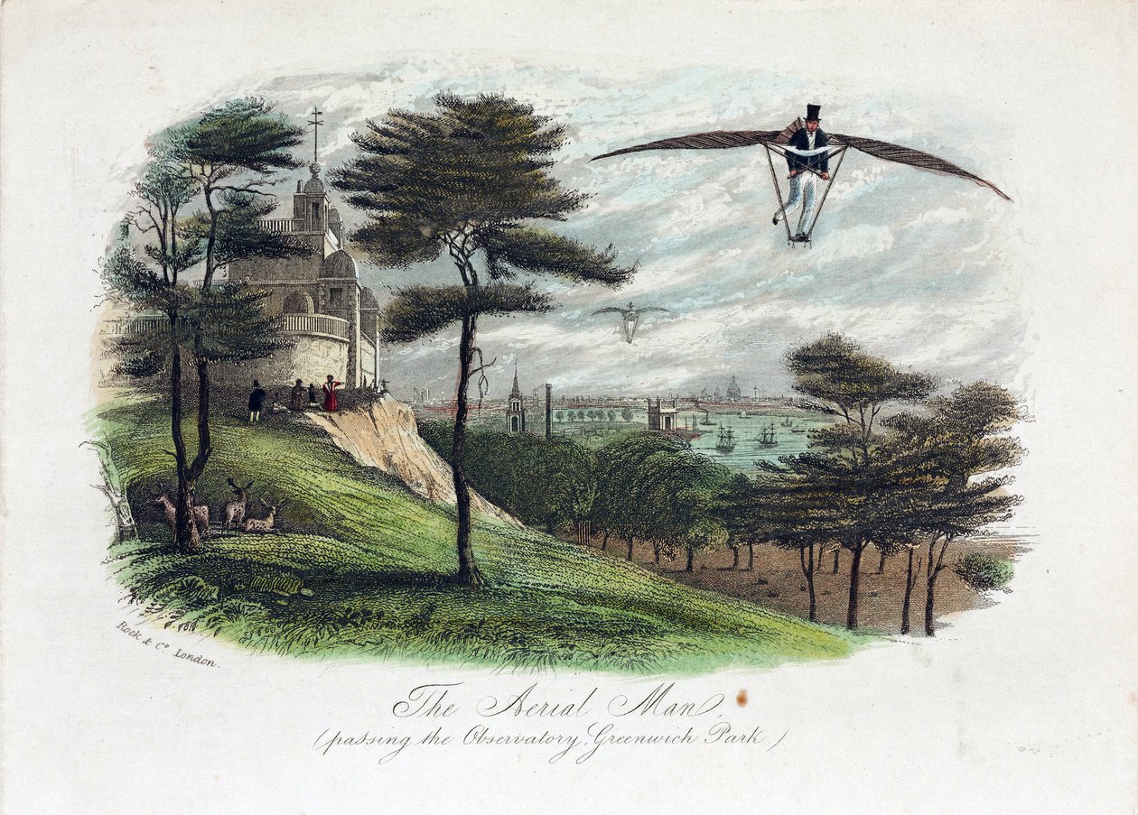 "Aerial Man", Greenwich, Lontoo tekijältä Unbekannt