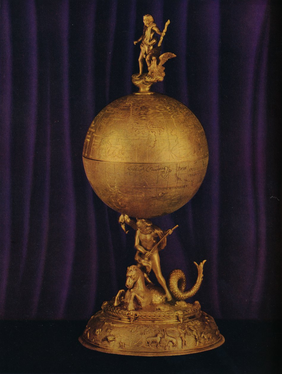 Airthrey Gold Globe Cup: Etelä-Saksa, c1560-1565, 1936 tekijältä Unbekannt