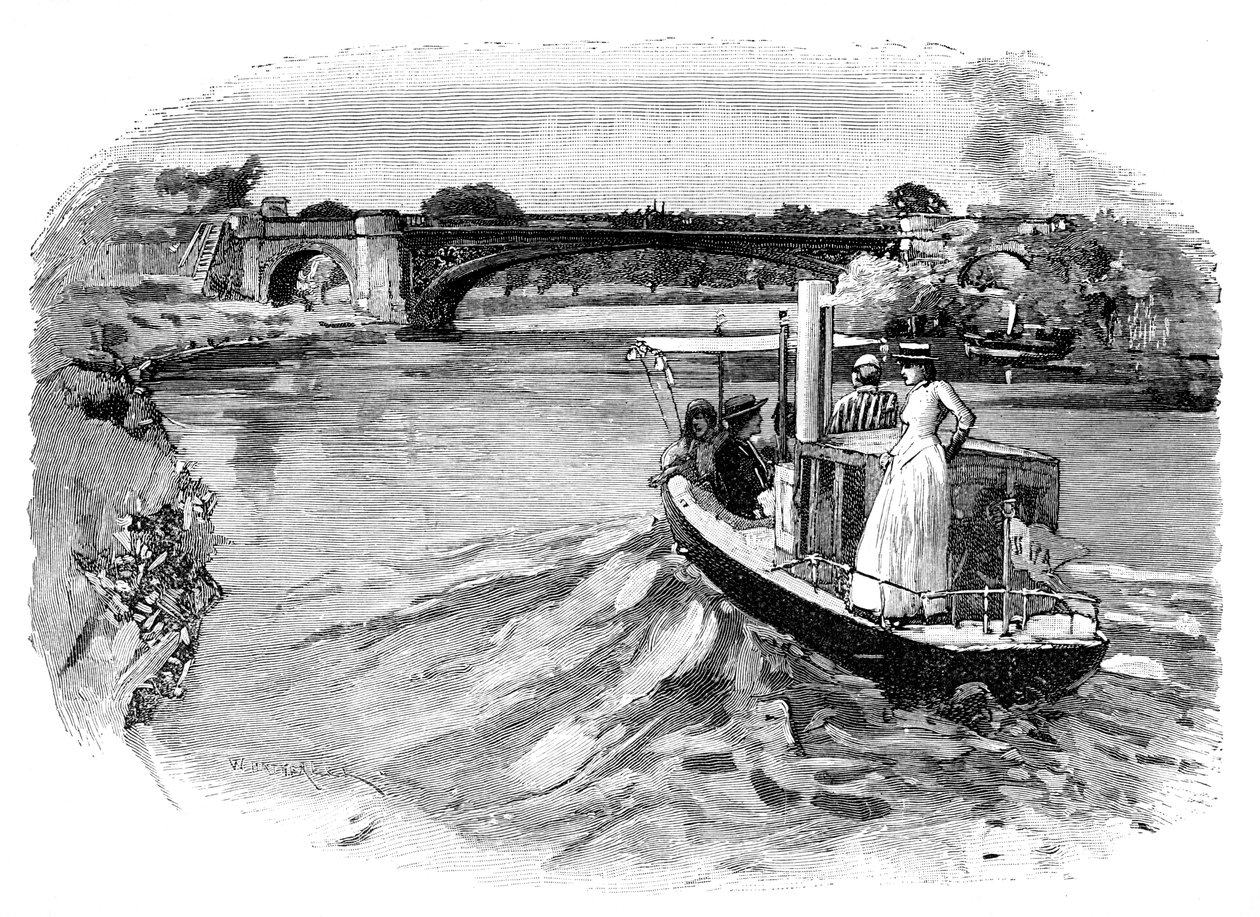 Albert Bridge, Windsor, Berkshire tekijältä Unbekannt