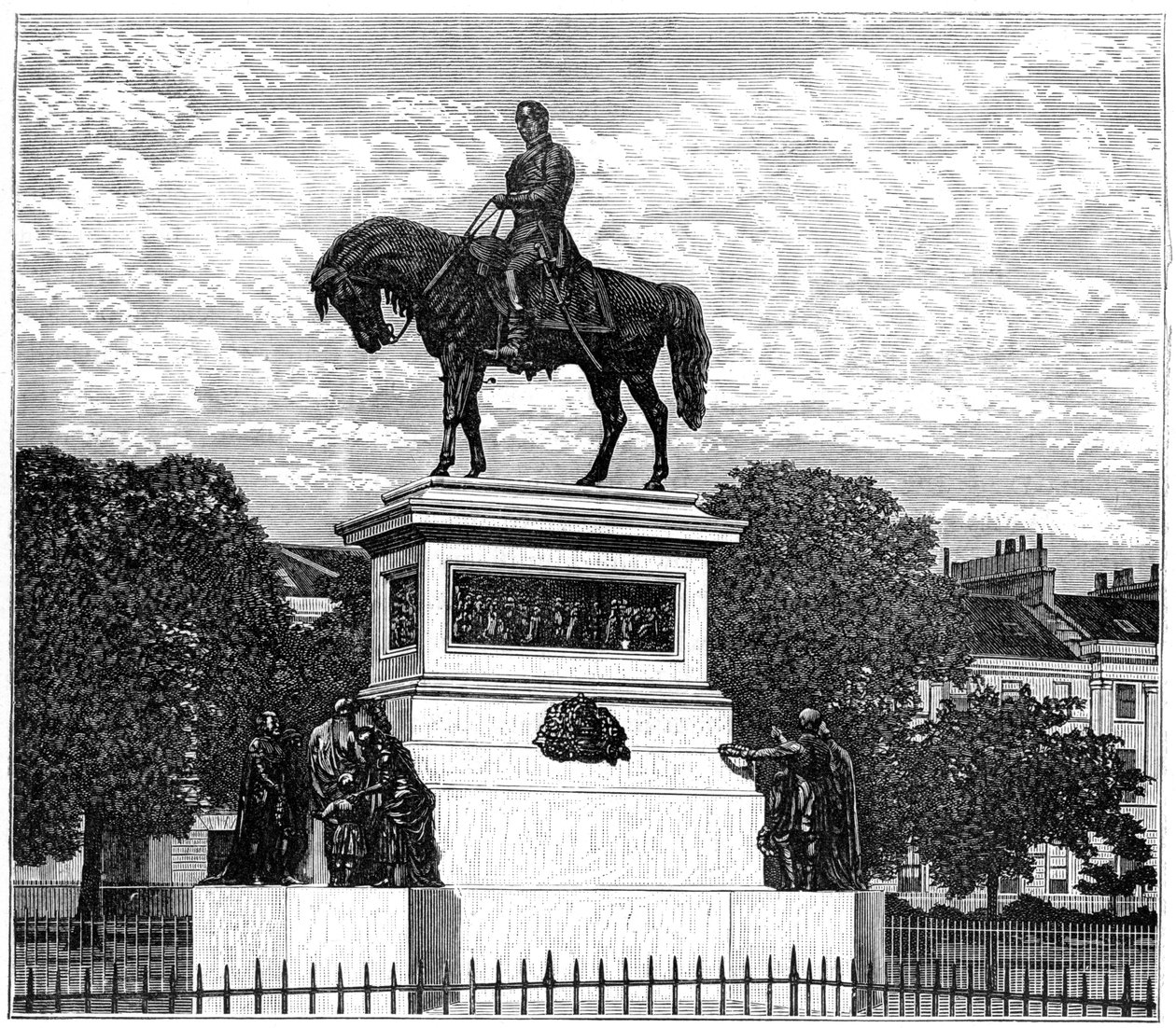 Albert Memorial, Charlotte Square, Edinburgh, 1900 tekijältä Unbekannt