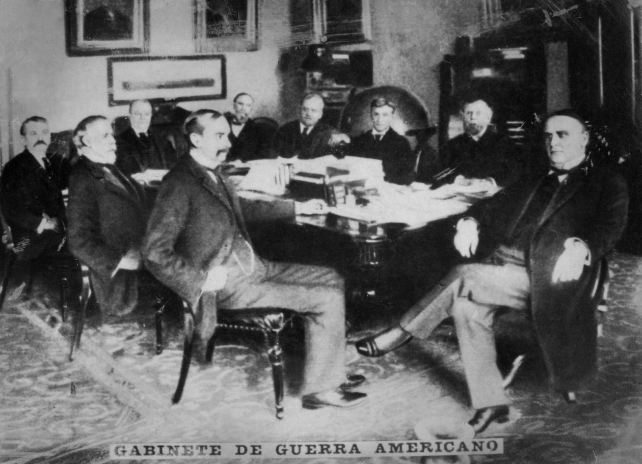 Amerikan sotakabinetti, 1898 tekijältä Unbekannt