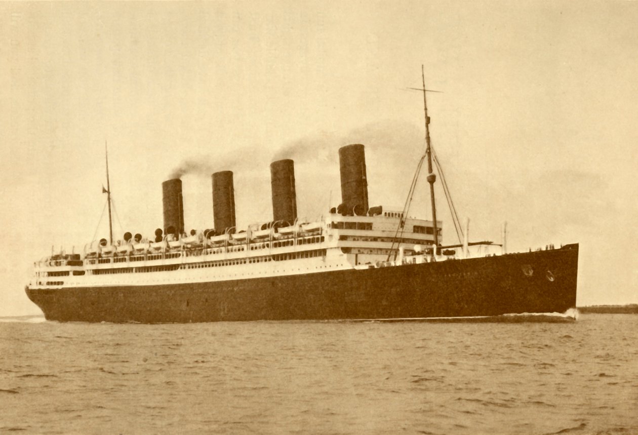 Aquitania Cunard Line, 45 647 tonnia, vuodelta 1930. tekijältä Unbekannt
