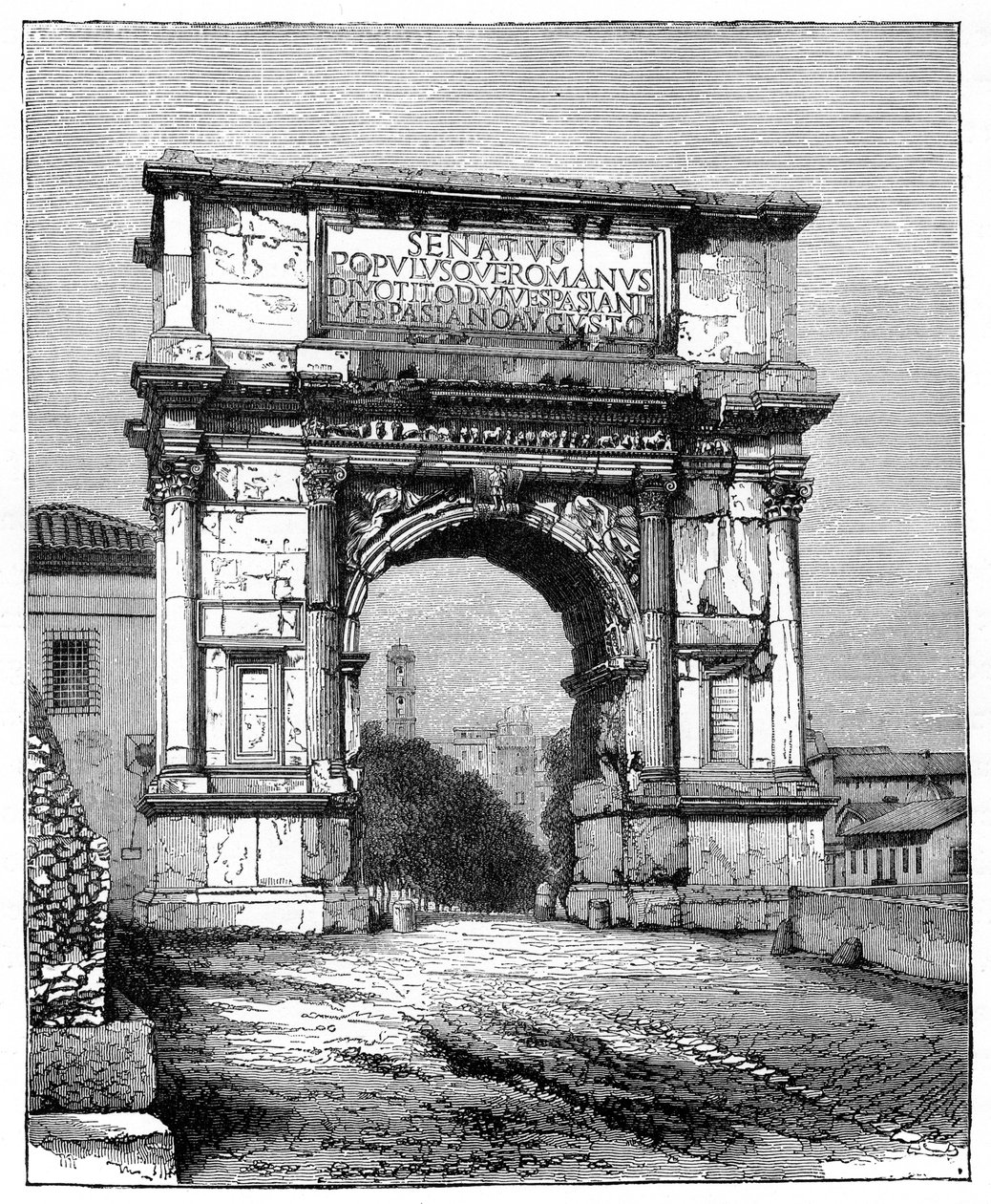 Tituksen kaari, Rooma, Italia, 1882 tekijältä Unbekannt