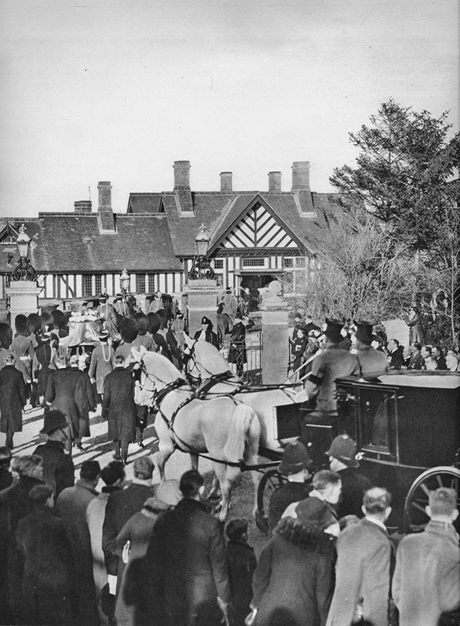 King Georgesin arkun saapuminen Wolfertonin asemalle, 1936 tekijältä Unbekannt