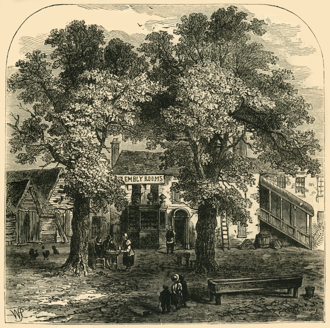 Assembly Rooms, Kentish Town, 1750, c1856. tekijältä Unbekannt