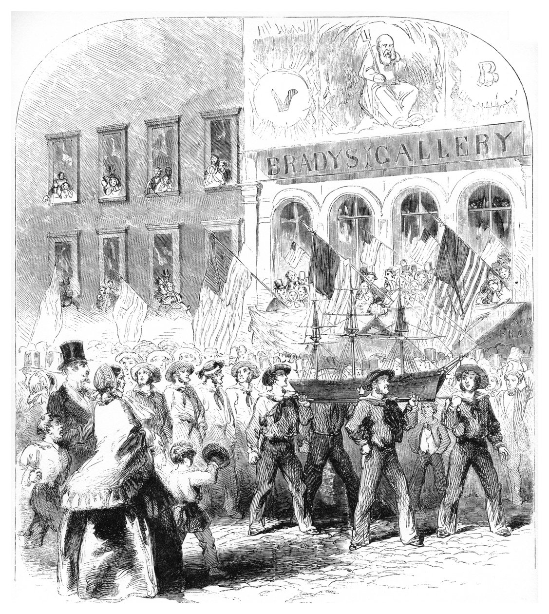 Atlantic Telegraph Cable, Parade, c1858 tekijältä Unbekannt