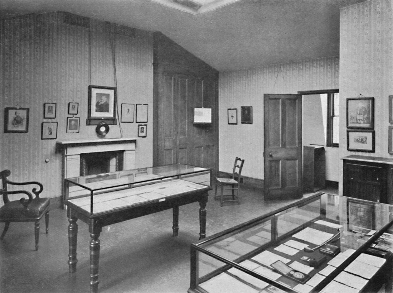 The Attic Study, Carlyle House, Chelsea, 1904 tekijältä Unbekannt