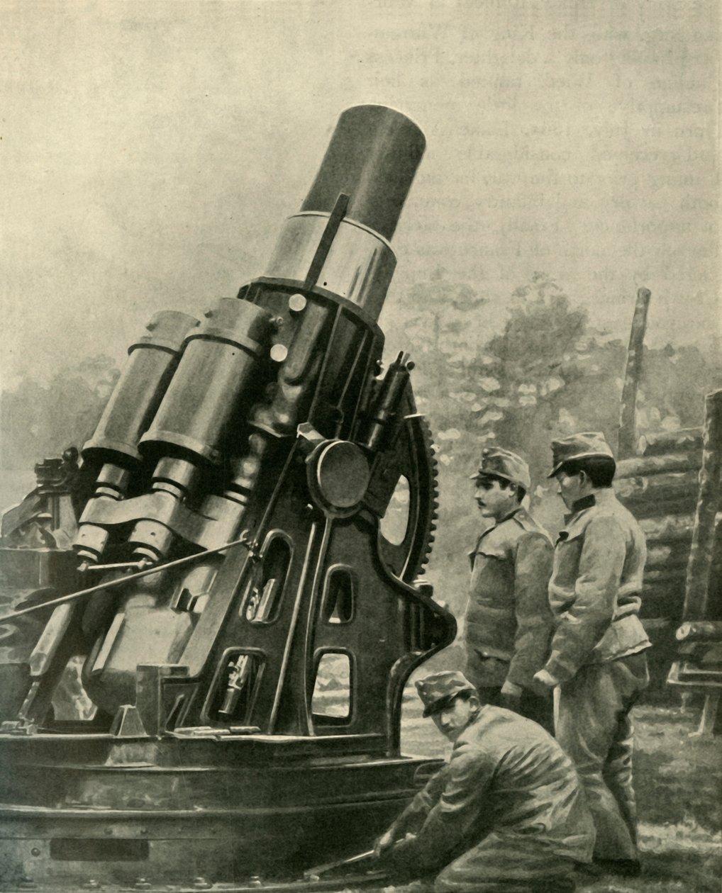 Itävallan 12-tuumainen piirityshaupitsi, 1914-1918, 1920. tekijältä Unbekannt