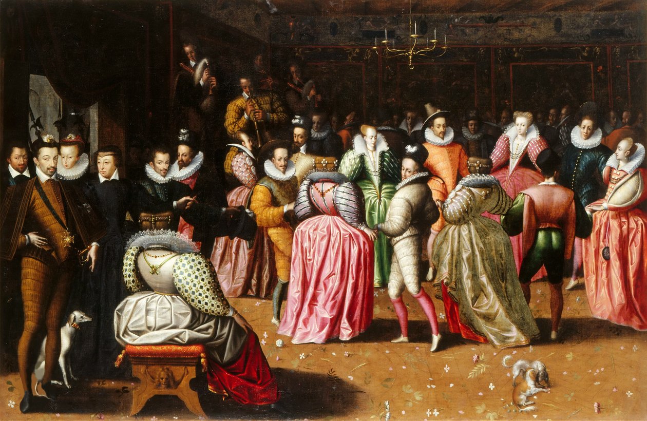 Ball ranskalaisen Henrik III:n hovissa, 1575-1600. tekijältä Unbekannt