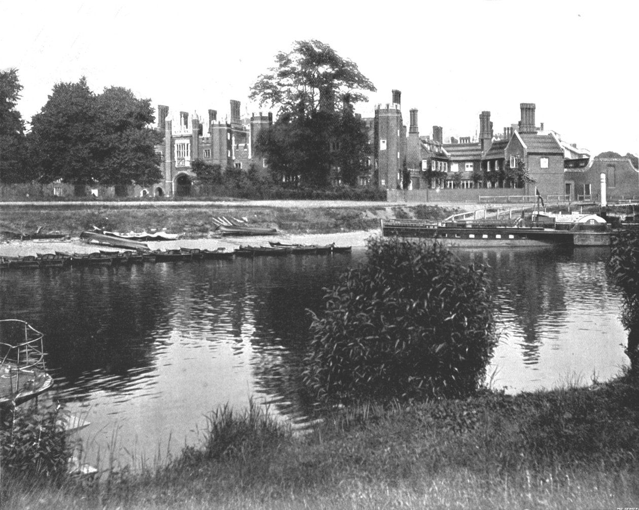 Bankside Hampton Courtissa, Richmondissa, Lontoossa, 1894. tekijältä Unbekannt