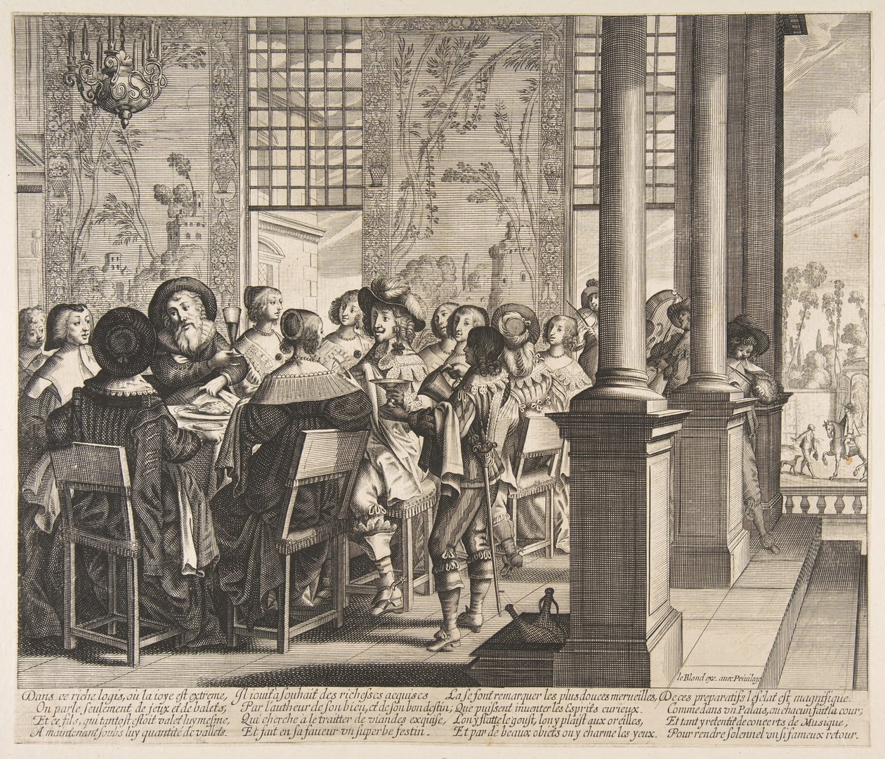 Tuhlaajapojan paluujuhla, n. 1636. tekijältä Unbekannt