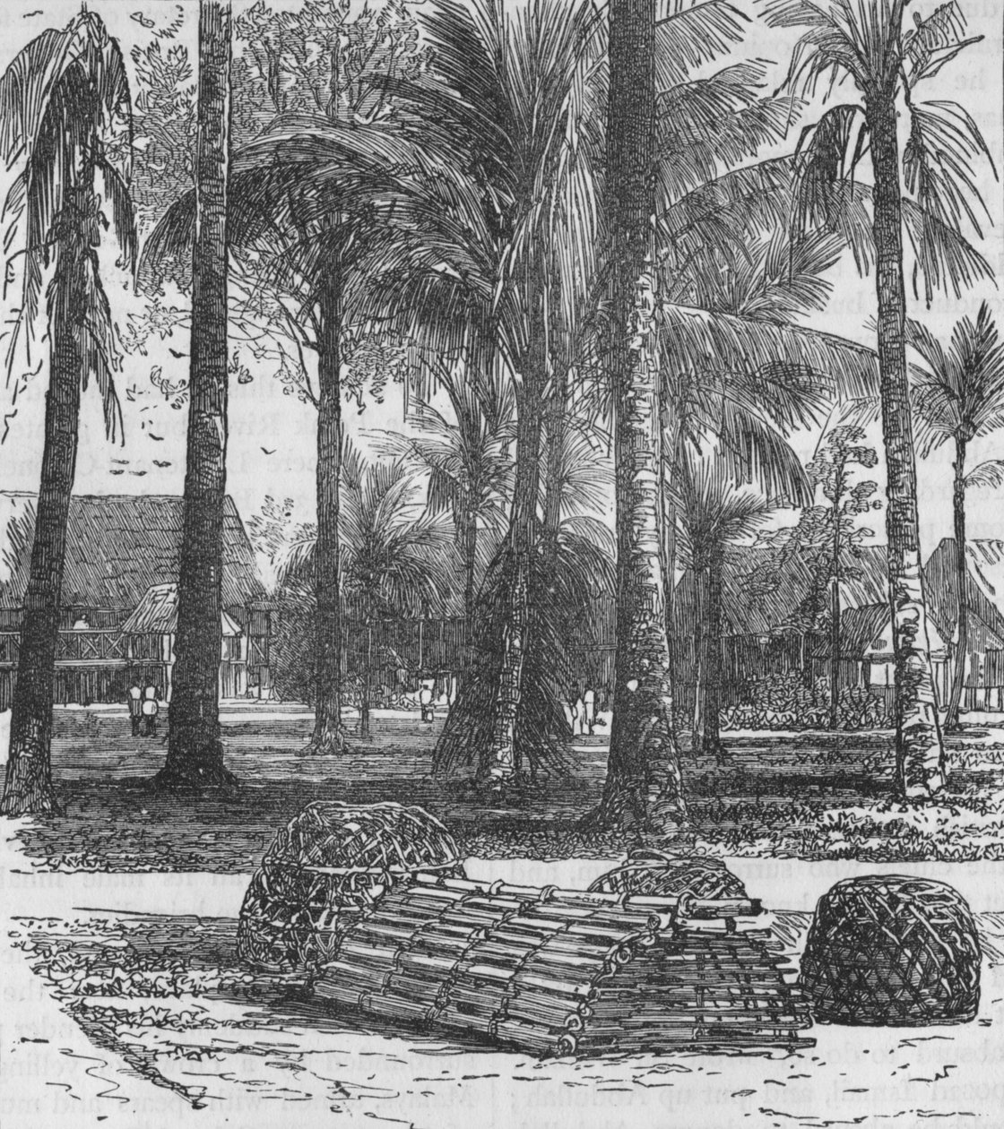 Residenssin kasarmi, herra Birchin ja kapteeni Innesin haudat, 1876, n. 1880 tekijältä Unbekannt