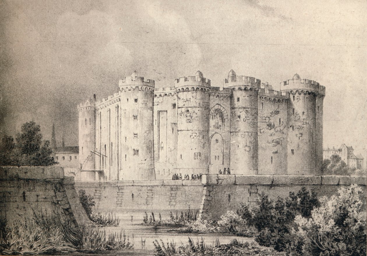 Bastille vuonna 1700, 1915 tekijältä Unbekannt