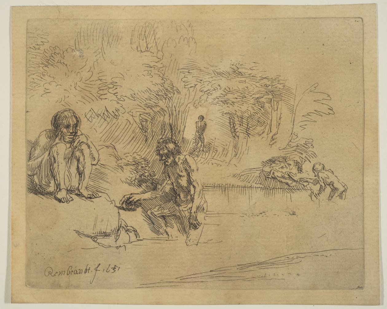Uimarit, 1651. tekijältä Unbekannt