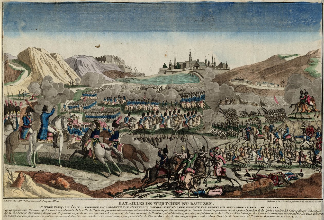 Bautzenin taistelu, 1813 tekijältä Unbekannt