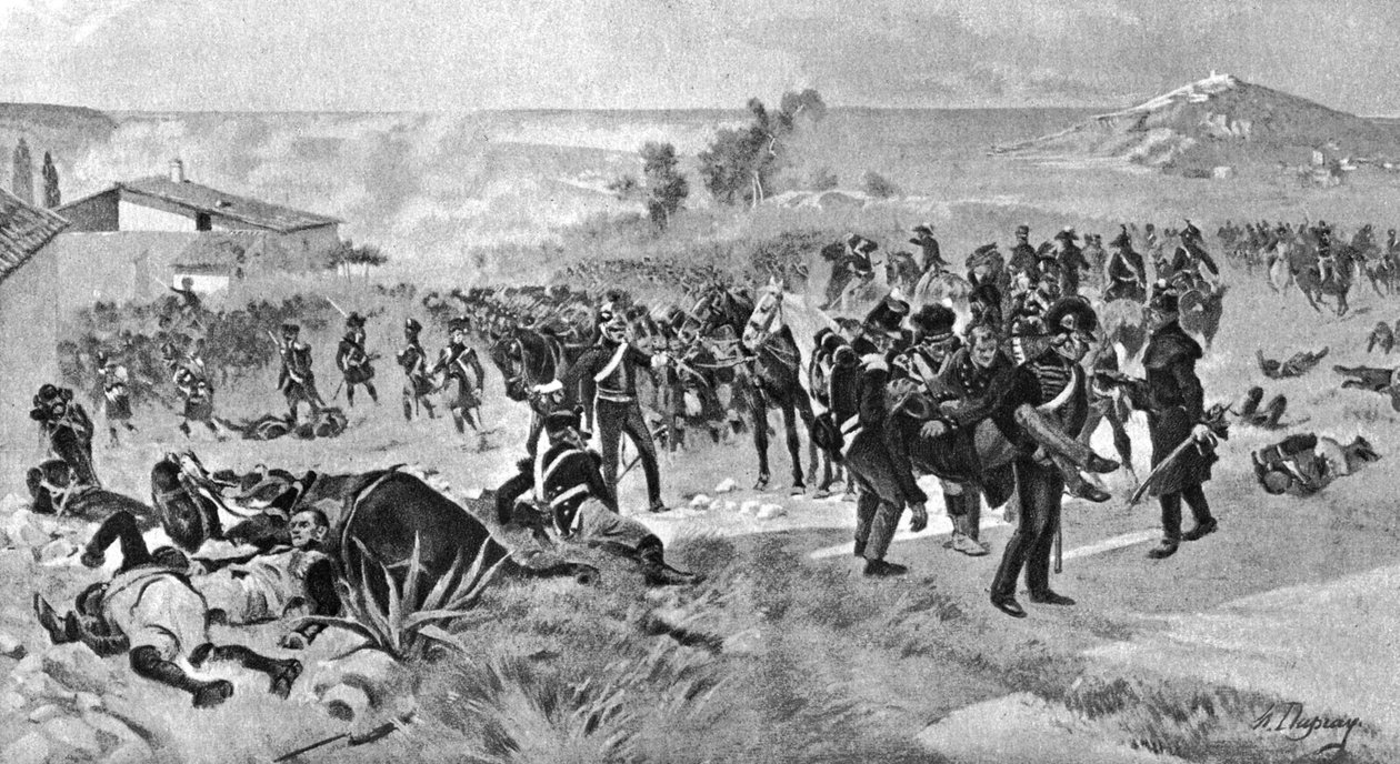Korunnan taistelu, 16. tammikuuta 1809, 1910 tekijältä Unbekannt