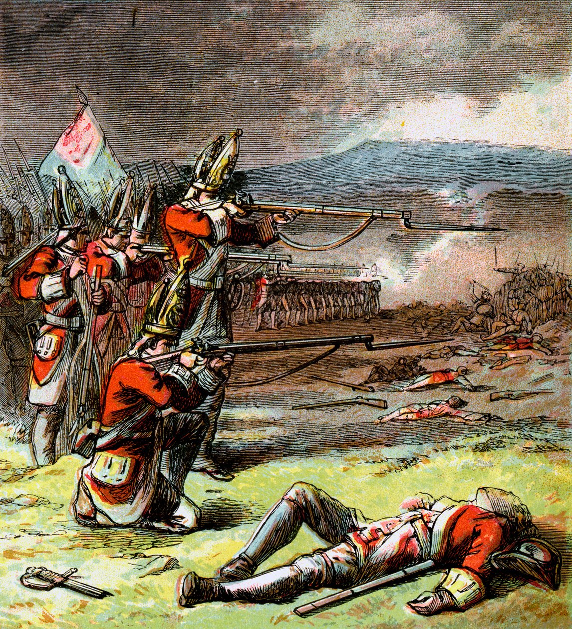 Cullodenin taistelu, 1746, c1850-luku tekijältä Unbekannt