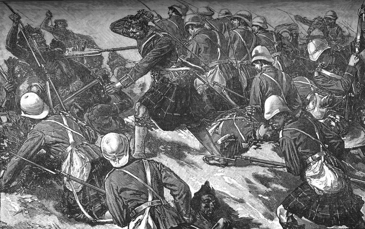 El Tebin taistelu, 1881-85 tekijältä Unbekannt