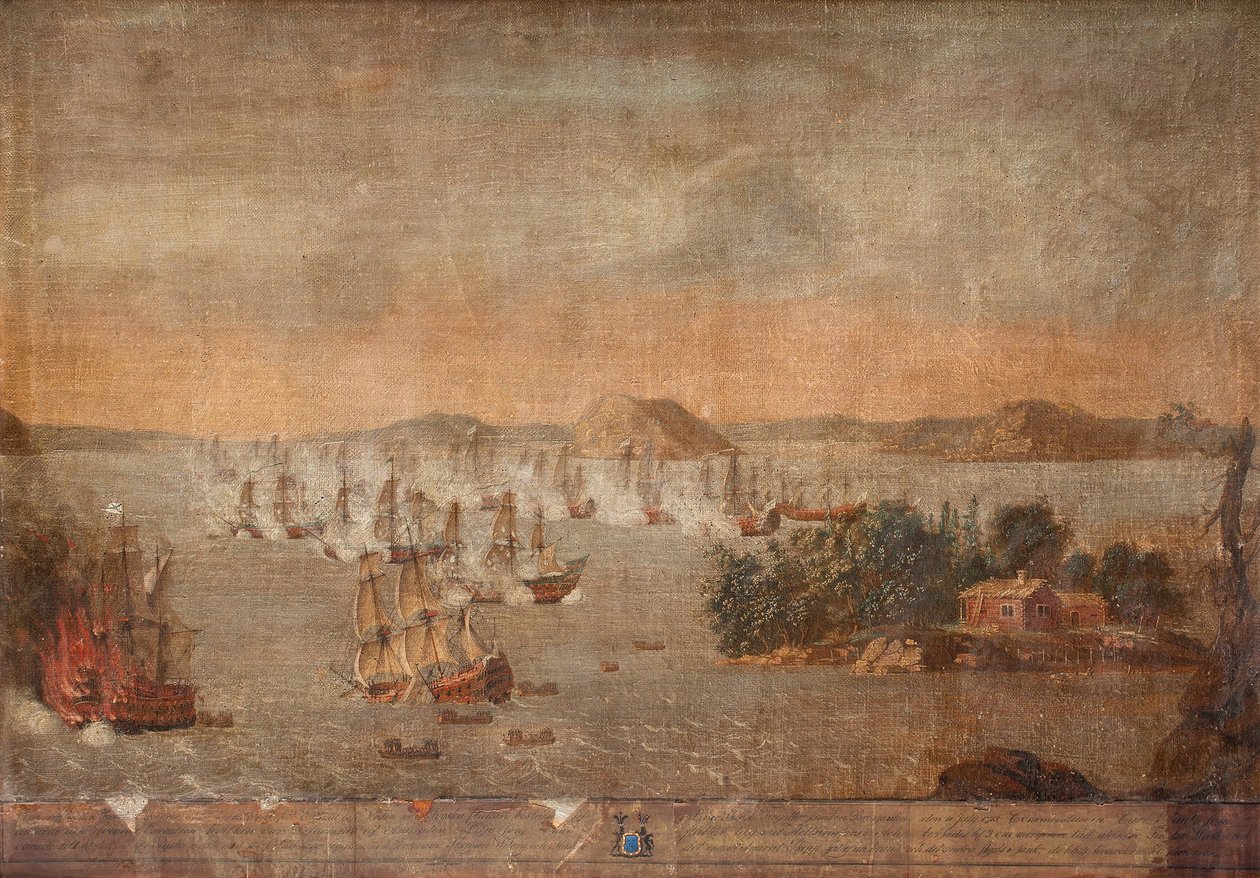 Hoglanden taistelu 22. heinäkuuta 1713 tekijältä Unbekannt