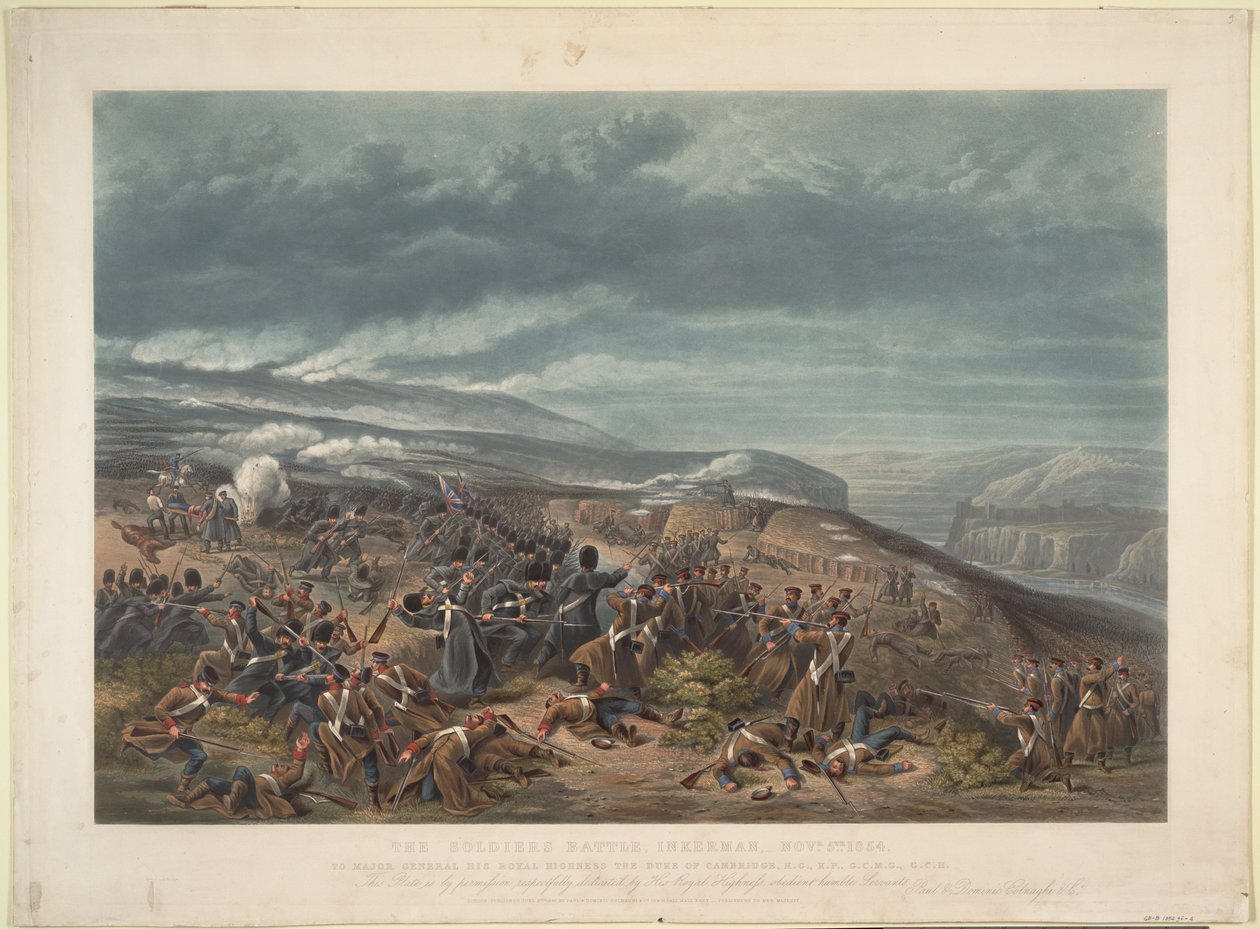 Inkermanin taistelu 5.11.1854,1855 tekijältä Unbekannt