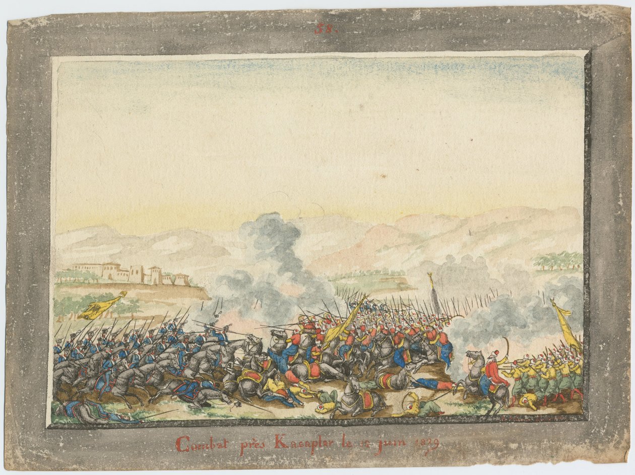 Kulevitsan taistelu 11.6.1829,1829 tekijältä Unbekannt