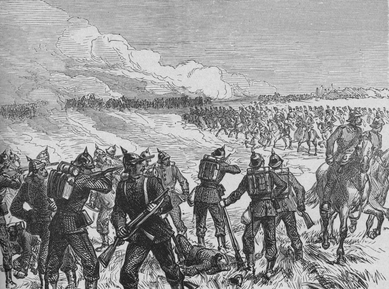 Langensalzan taistelu vuonna 1890 tekijältä Unbekannt