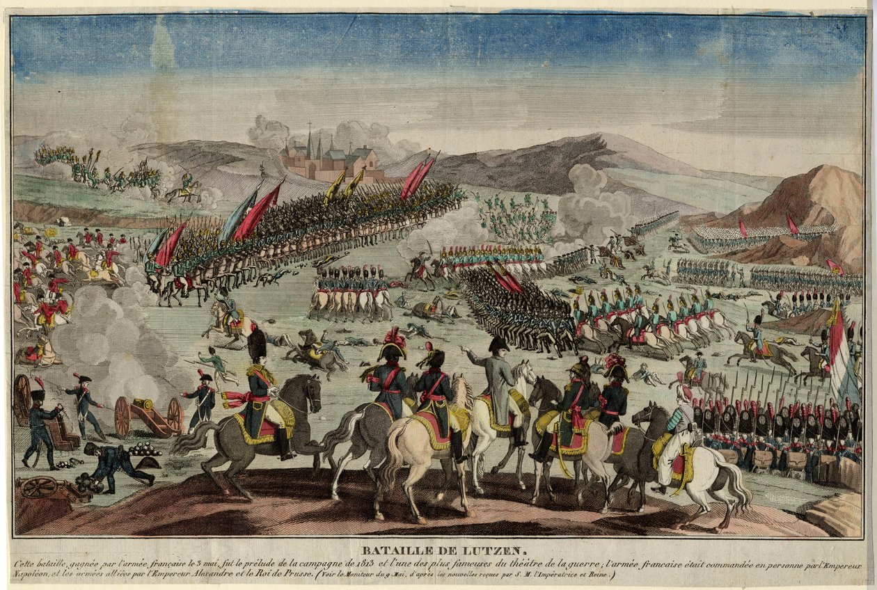 Lützenin taistelu, 1813 tekijältä Unbekannt