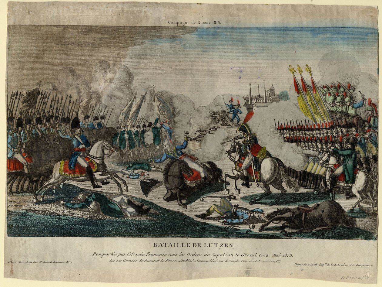 Lützenin taistelu, 1813 tekijältä Unbekannt