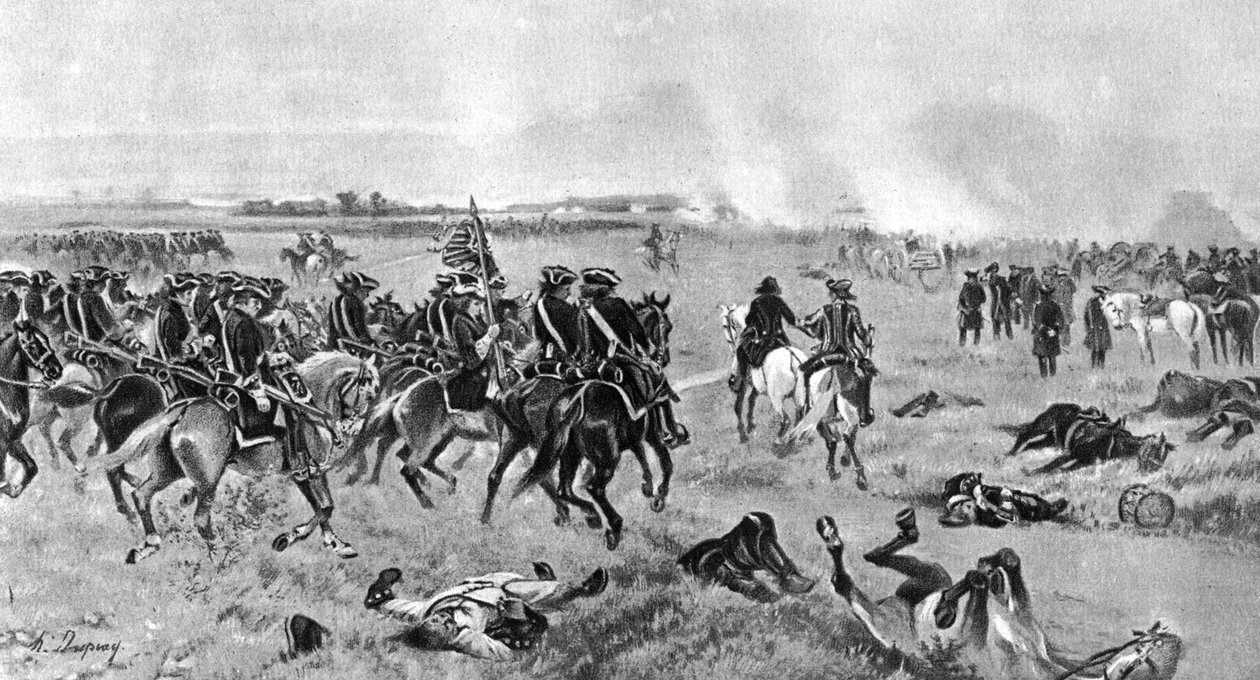 Malplaquetin taistelu, 11. syyskuuta 1709, 1910 tekijältä Unbekannt