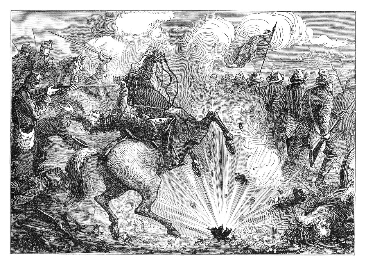 Pittsburgin maihinnousun taistelu, 1862, 1800-luvun loppu tekijältä Unbekannt
