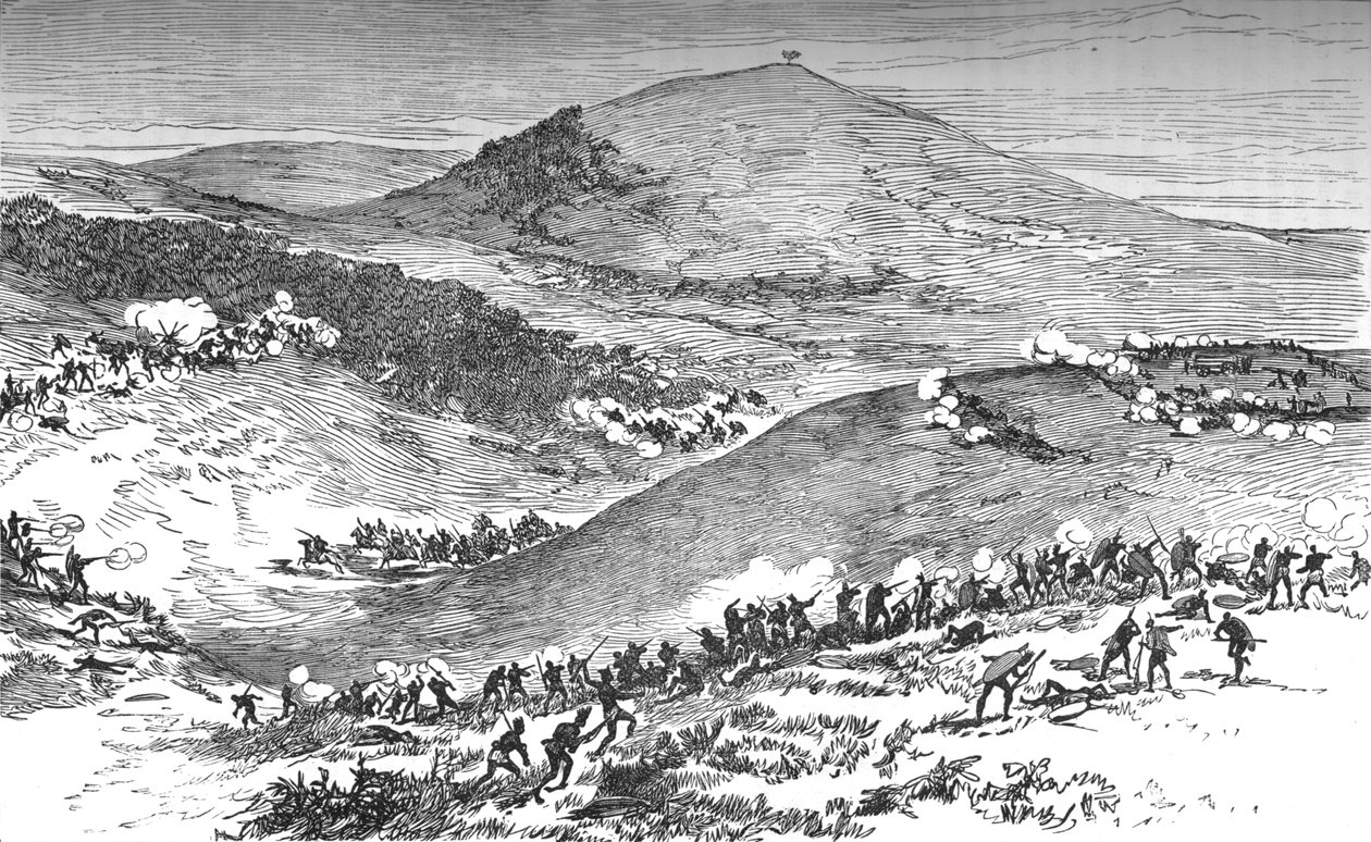 Quintanan taistelu, 1880 tekijältä Unbekannt