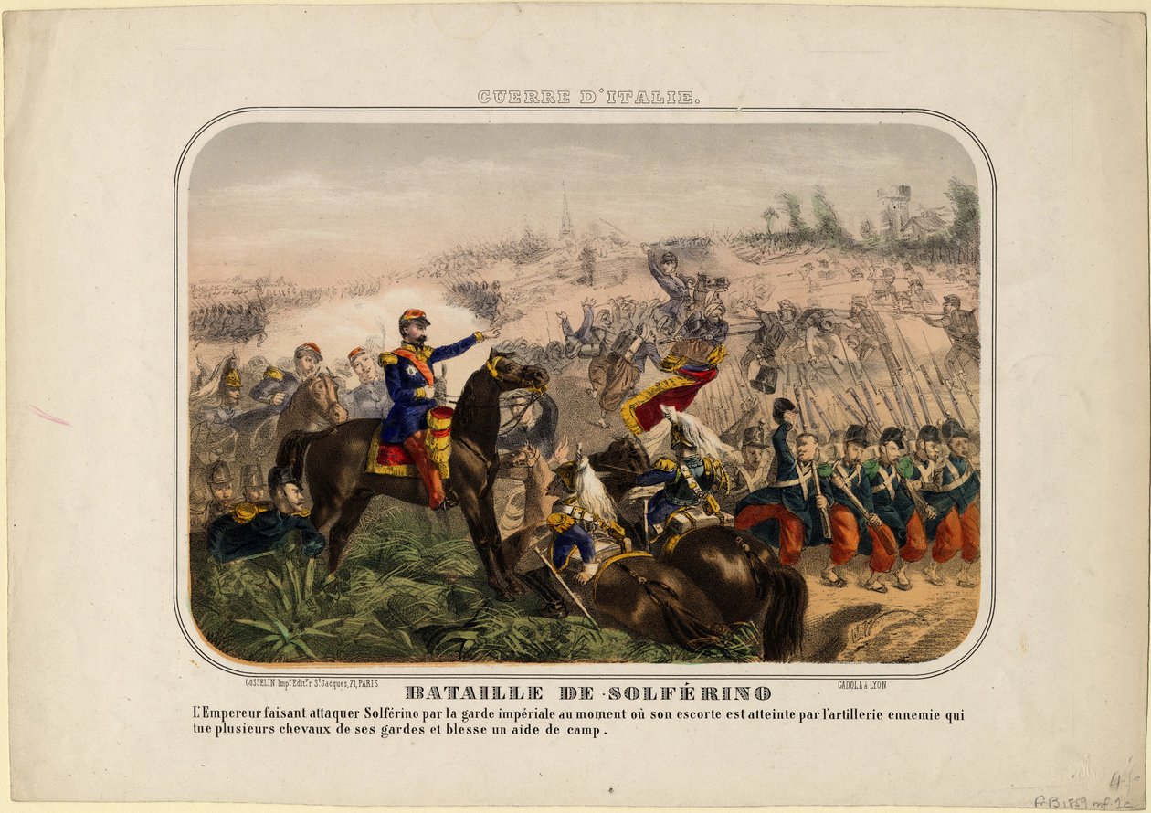 Solferinon taistelu, 1859 tekijältä Unbekannt