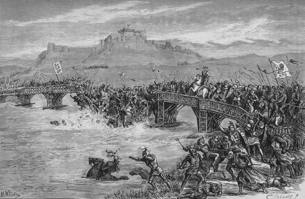 Stirling Bridgen taistelu, 11. syyskuuta 1297, c1880 tekijältä Unbekannt