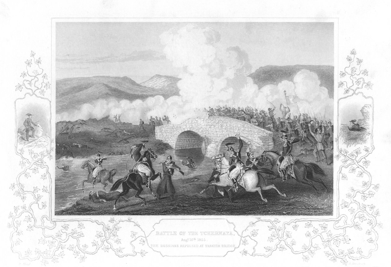 Tchernayan taistelu, 1855 tekijältä Unbekannt