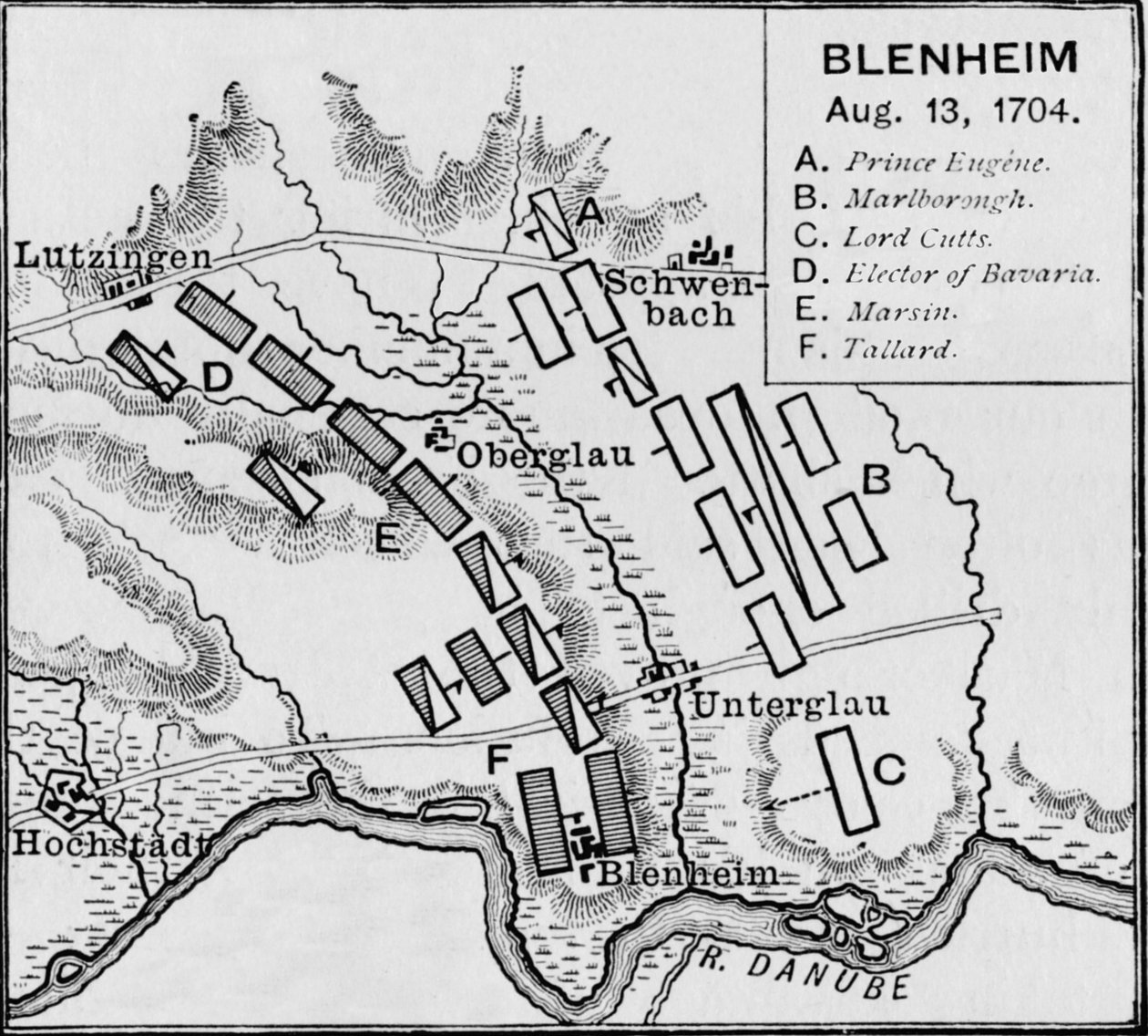 Blenheimin taistelukenttä, c1895, 1903 tekijältä Unbekannt