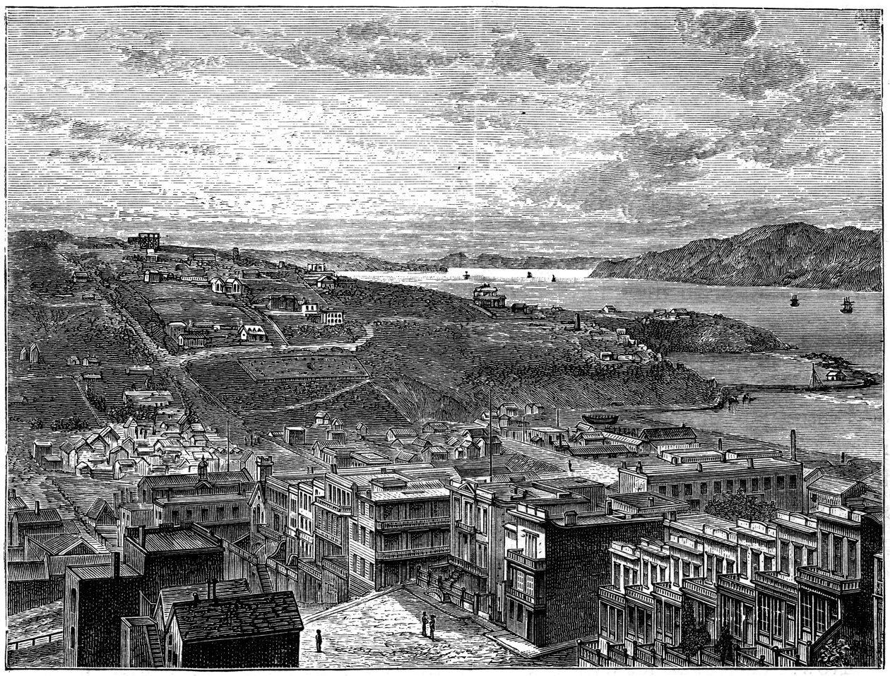 San Franciscon lahti, Amerikka tekijältä Unbekannt
