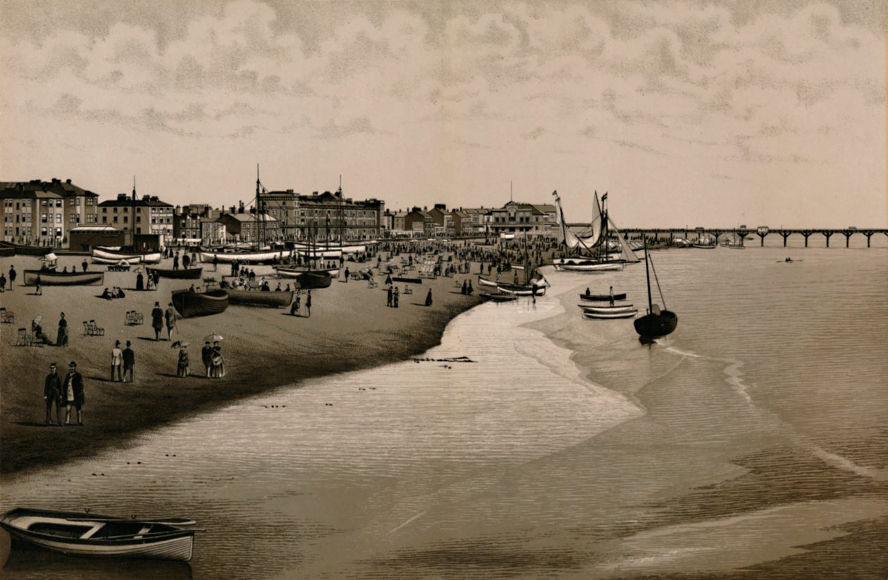 The Beach, Yarmouth, 1880. tekijältä Unbekannt