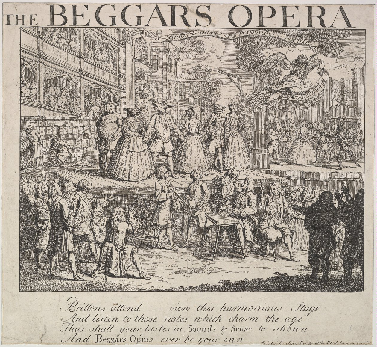 Kerjäläisten ooppera, 1728. tekijältä Unbekannt