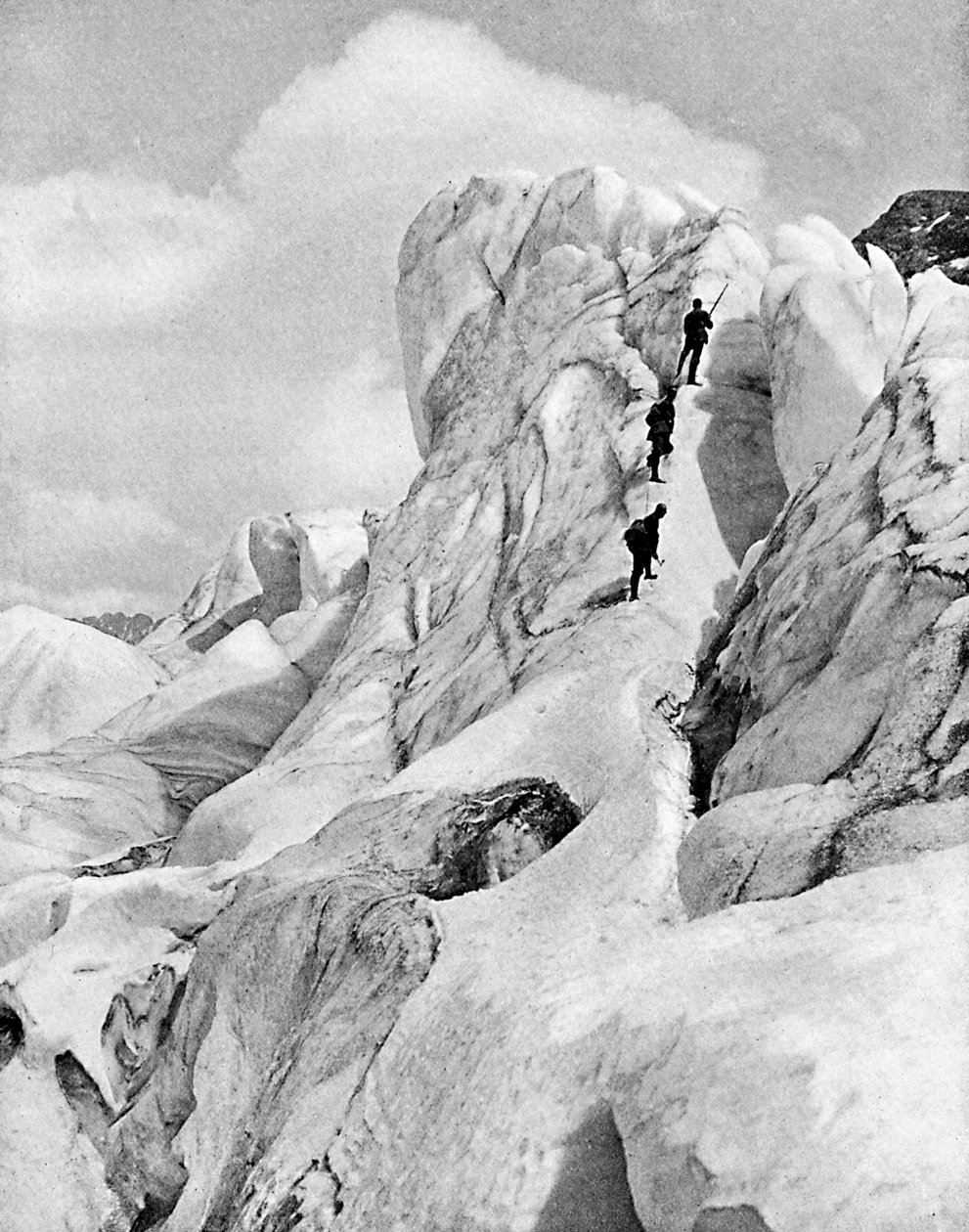 Berninan vuoristo, Alpit, 1900-luvun alku tekijältä Unbekannt
