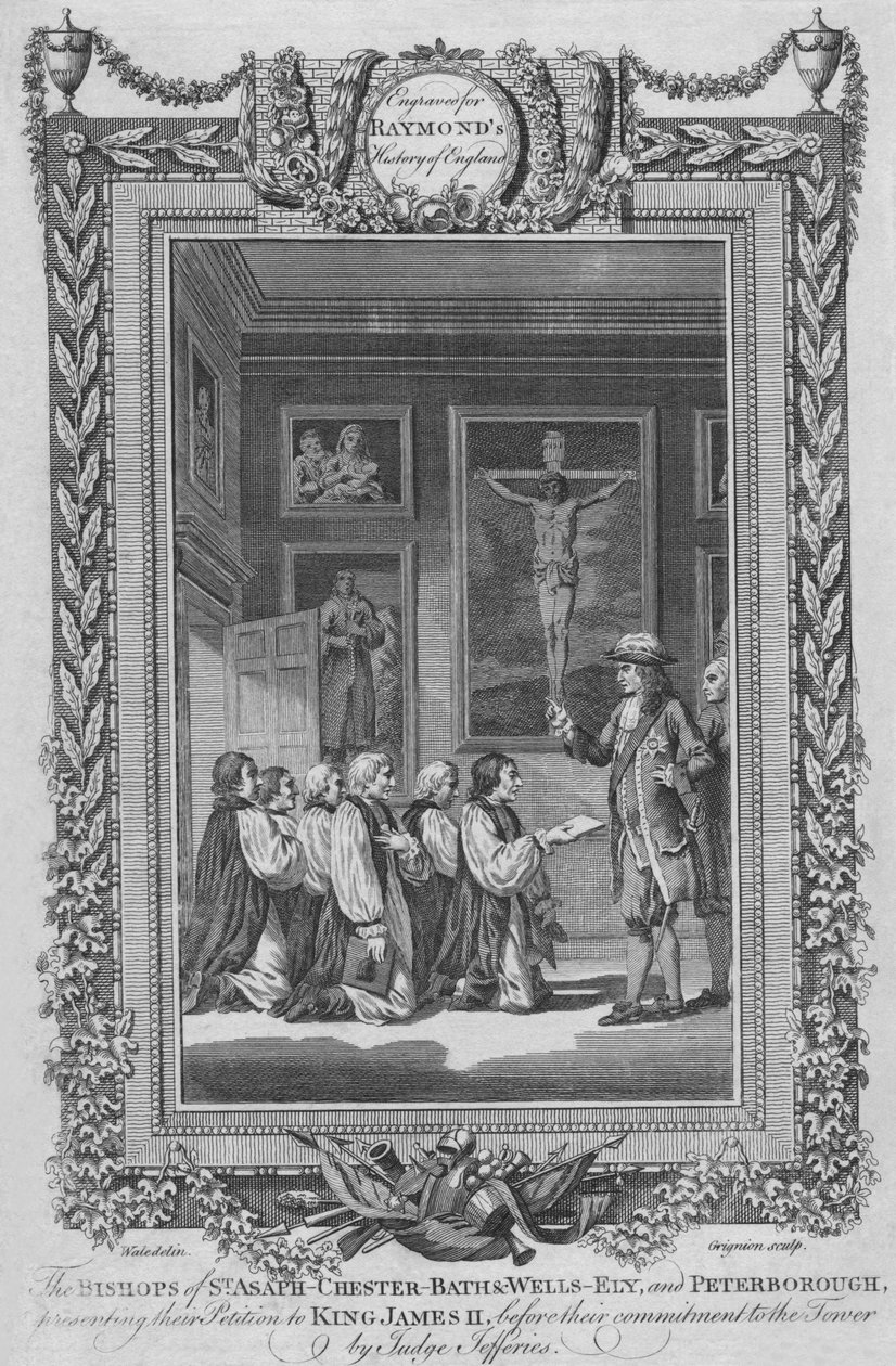 Stasaph-Chester-Bath & Wells-Elyn ja Peterboroughin piispat, n. 1787 tekijältä Unbekannt