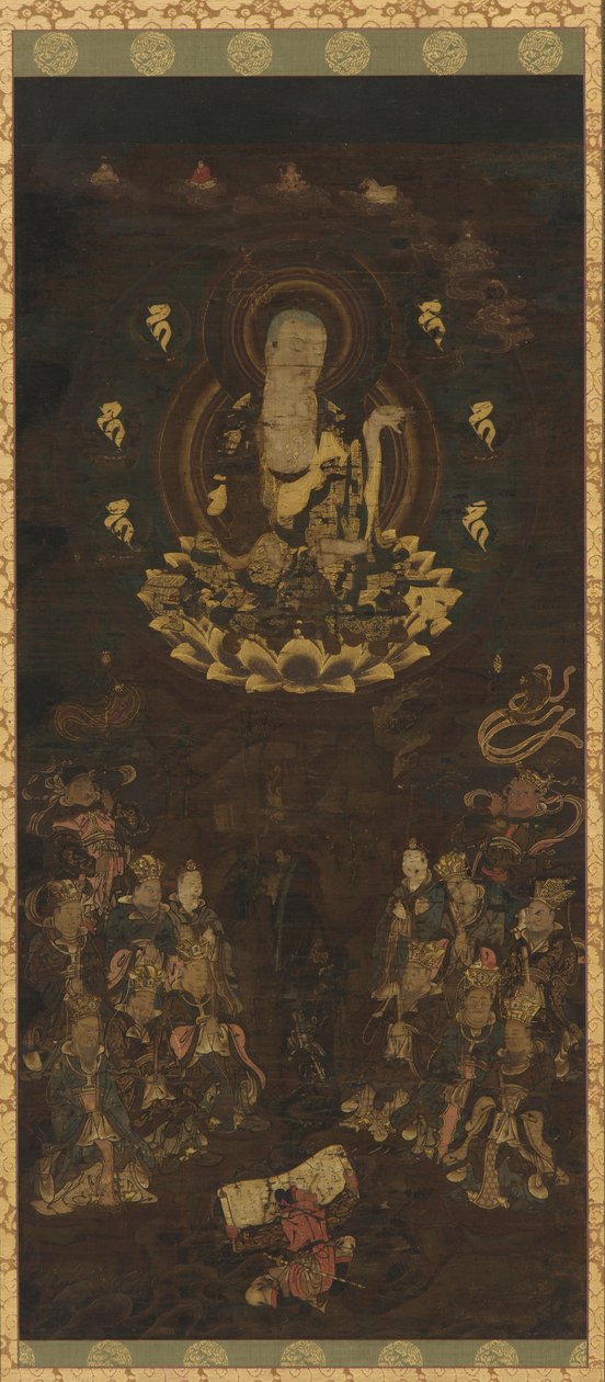The Bosatsu Jizo and Ten Kings of Hell, Kamakura period, 1185-1333. tekijältä Unbekannt