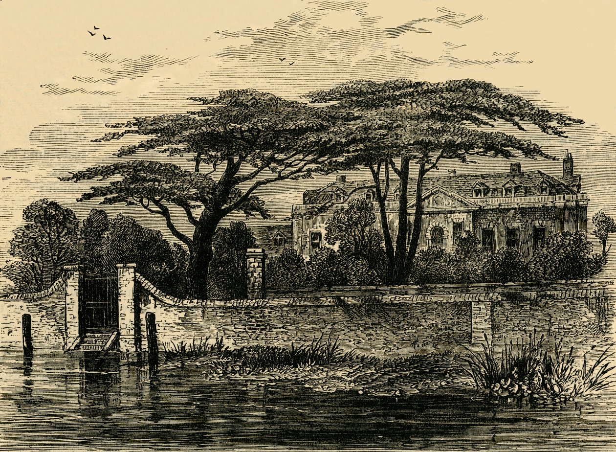 Kasvitieteellinen puutarha, Chelsea, 1790, c1876. tekijältä Unbekannt