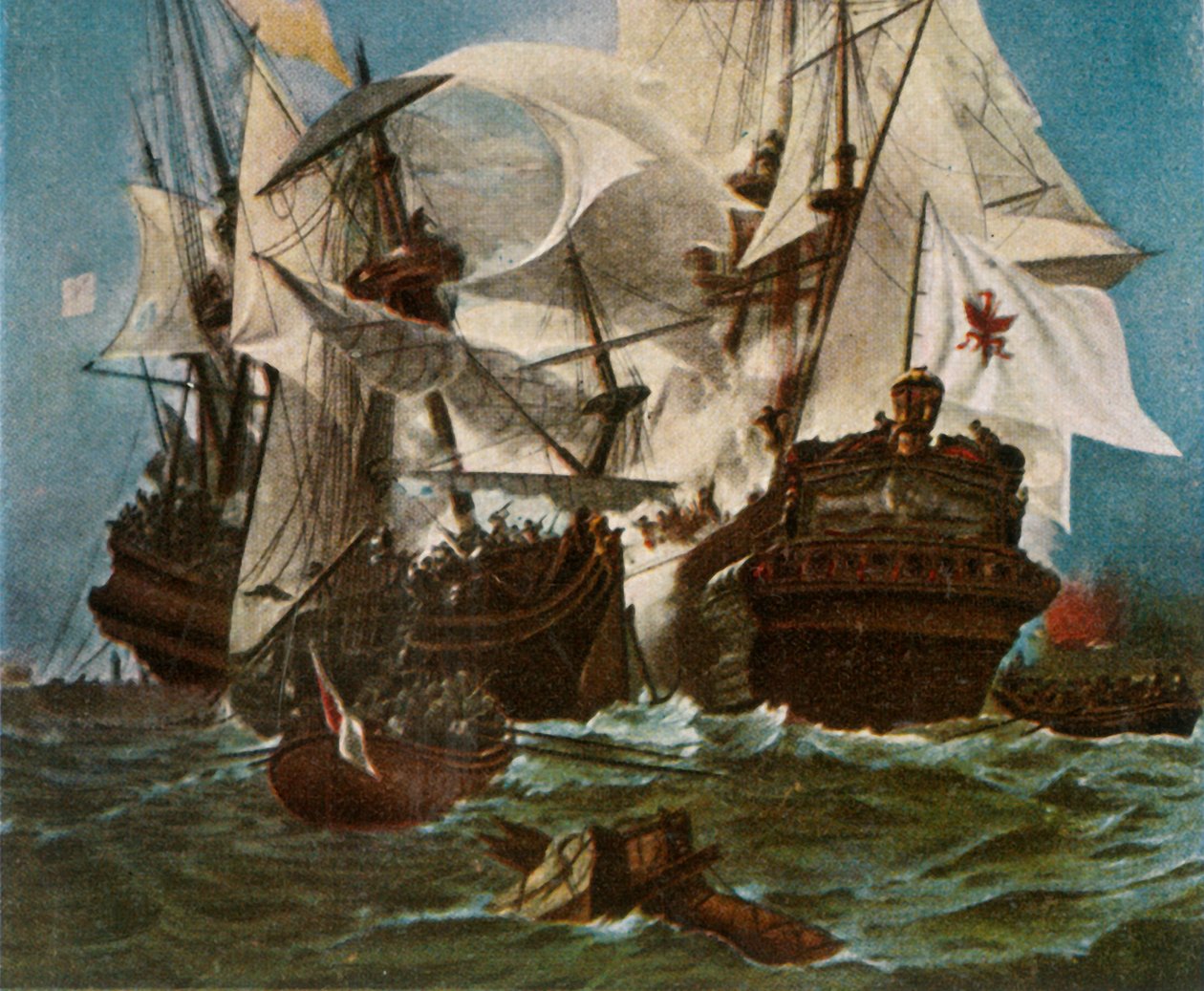 Brandenburgin laivasto, 1680, 1936. Kurbrandenburgische Flotte, 1680. tekijältä Unbekannt