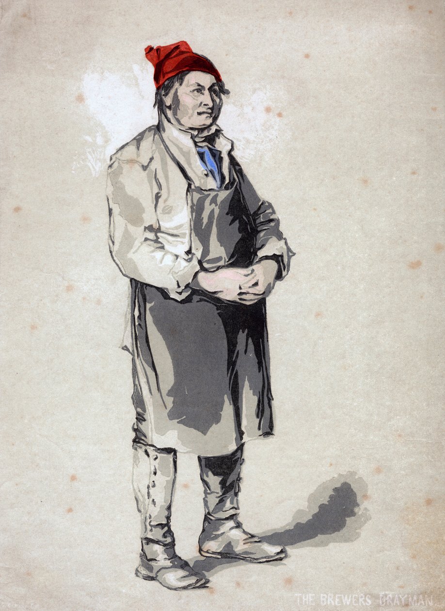 Brewers Drayman, 1800-luku tekijältä Unbekannt