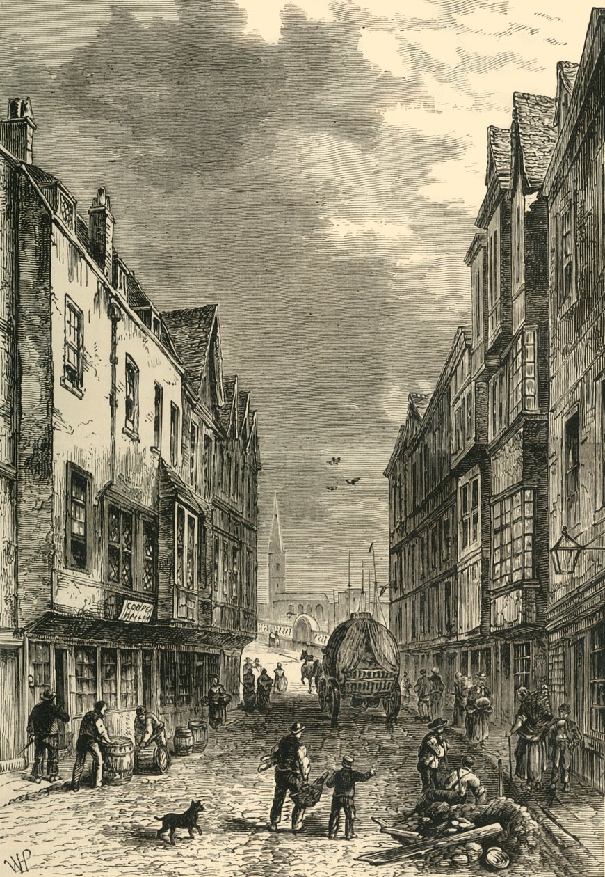 The Bridge-Foot, Southwark, vuonna 1810, n. 1878. tekijältä Unbekannt