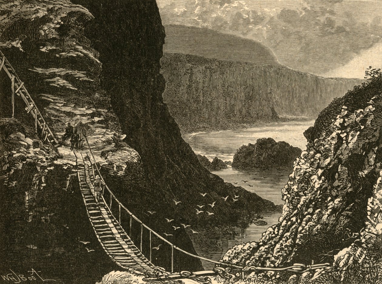 Silta, Carrick-A-Rede, 1898. tekijältä Unbekannt