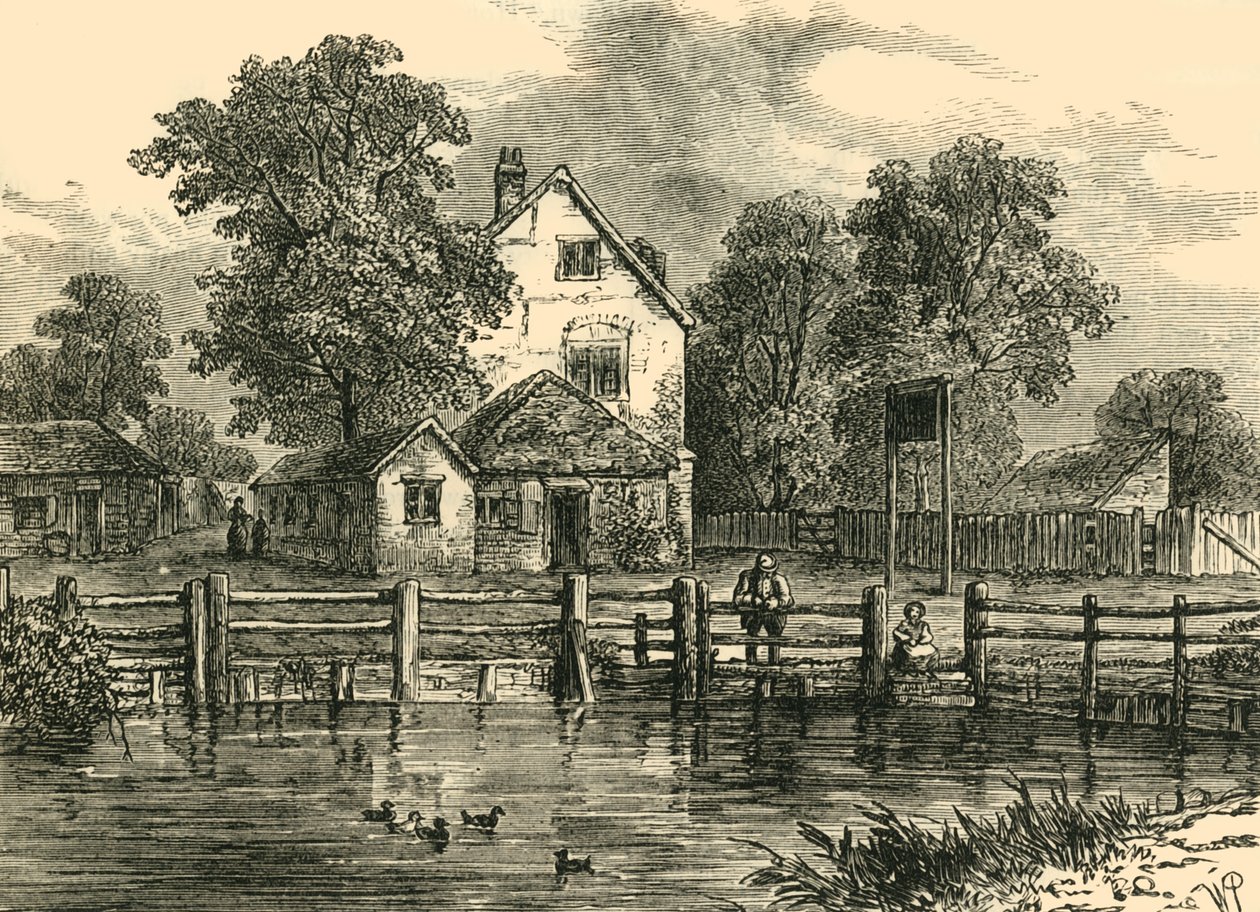 The Brill, Somers Town, vuonna 1780, c1876. tekijältä Unbekannt